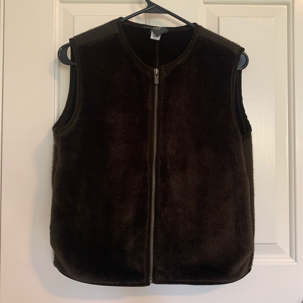 Vintage Brown Velvet Banana Republic Vest